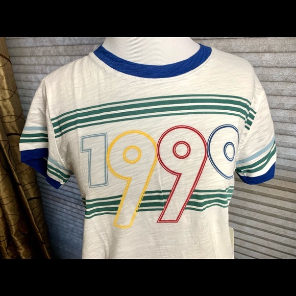 LUCKY BRAND Retro 1990 Ringer Tee - Picture 2 of 4